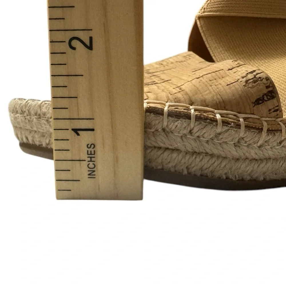 Gentle Souls Kenneth Cole “Colleen” Tan Espadrille Wedge Sandals Size 8.5